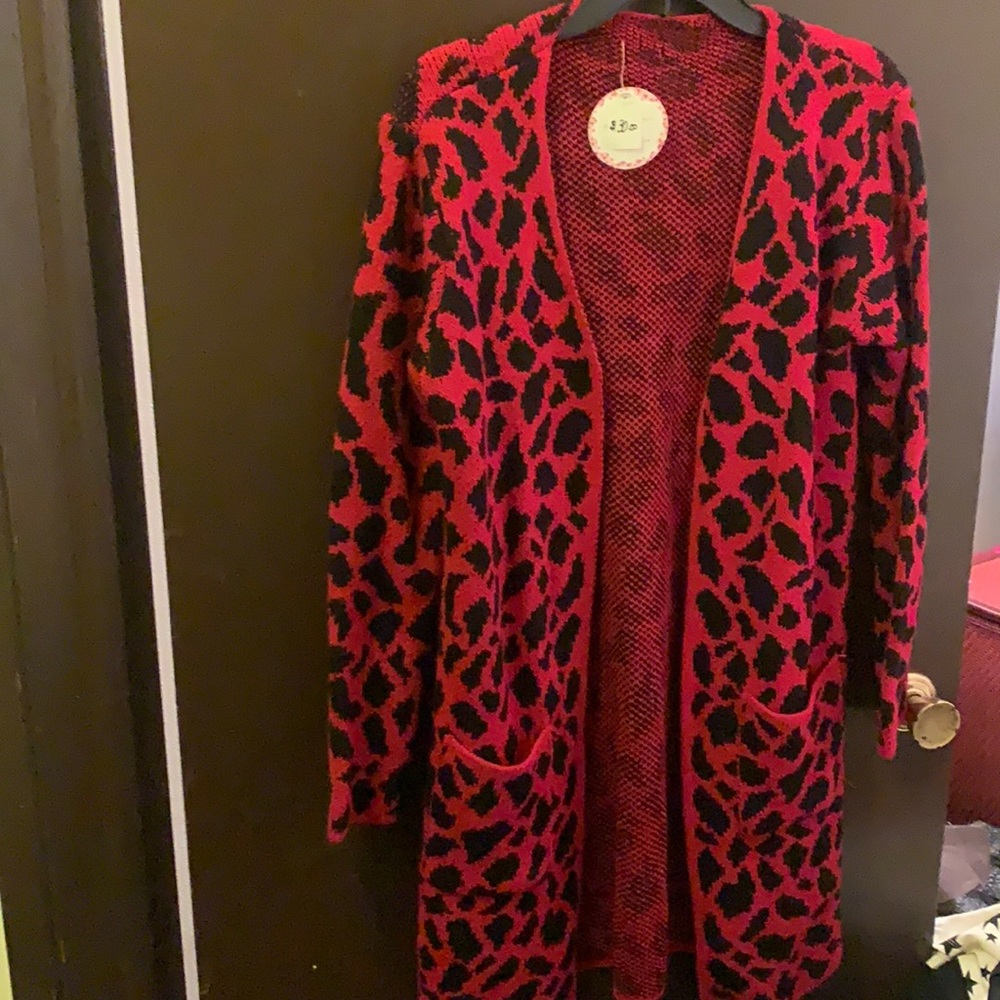 Black and Red Sweater